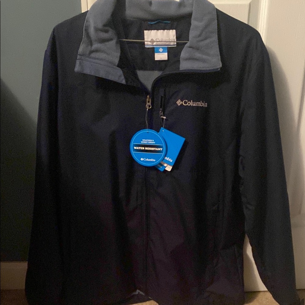 Columbia Water Resistant Jacket - Navy